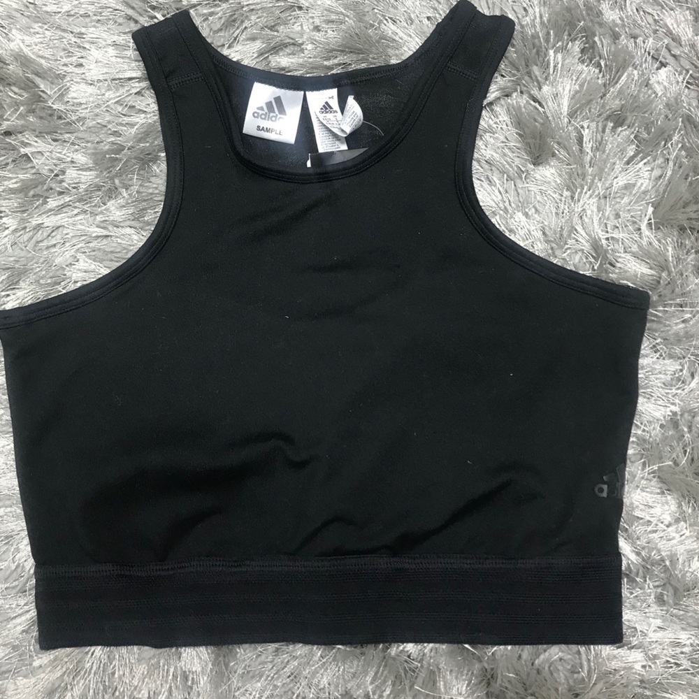 Adidas sports top with mesh back